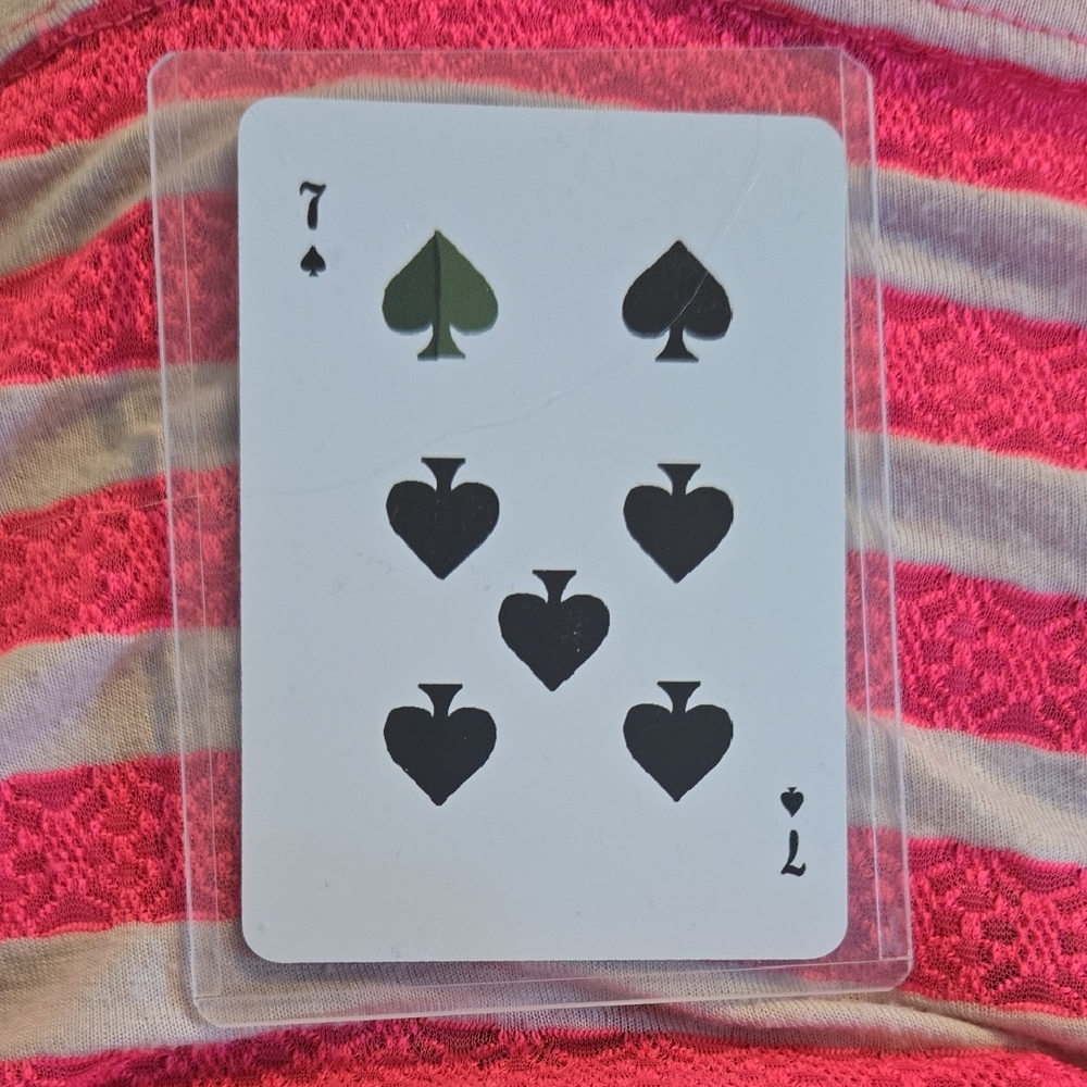 Kate Spade 7 Of Spades Playing Card